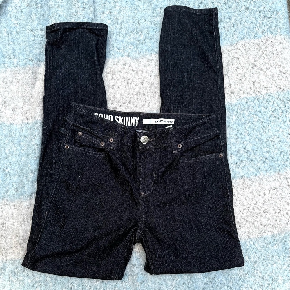 DKNY Soho Skinny Dark Jeans 10